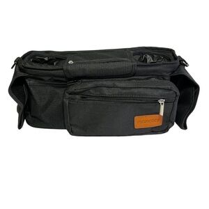 Momcozy Black Detachable Universal Stroller Insulated Organizer 2 Cup Holders